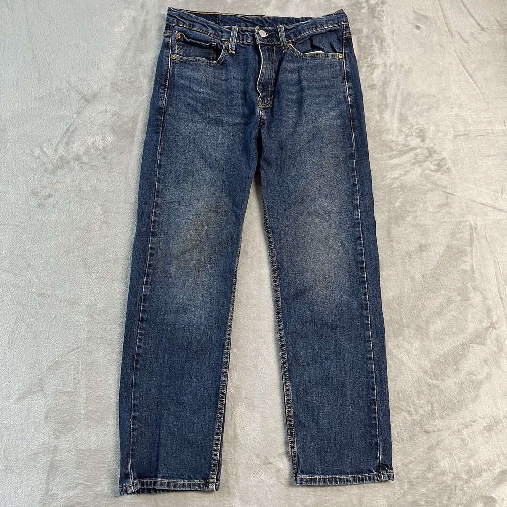 Levi's 505 Regular Fit Jeans Mens 32x30* Blue Dark Wash Straight Leg Denim
